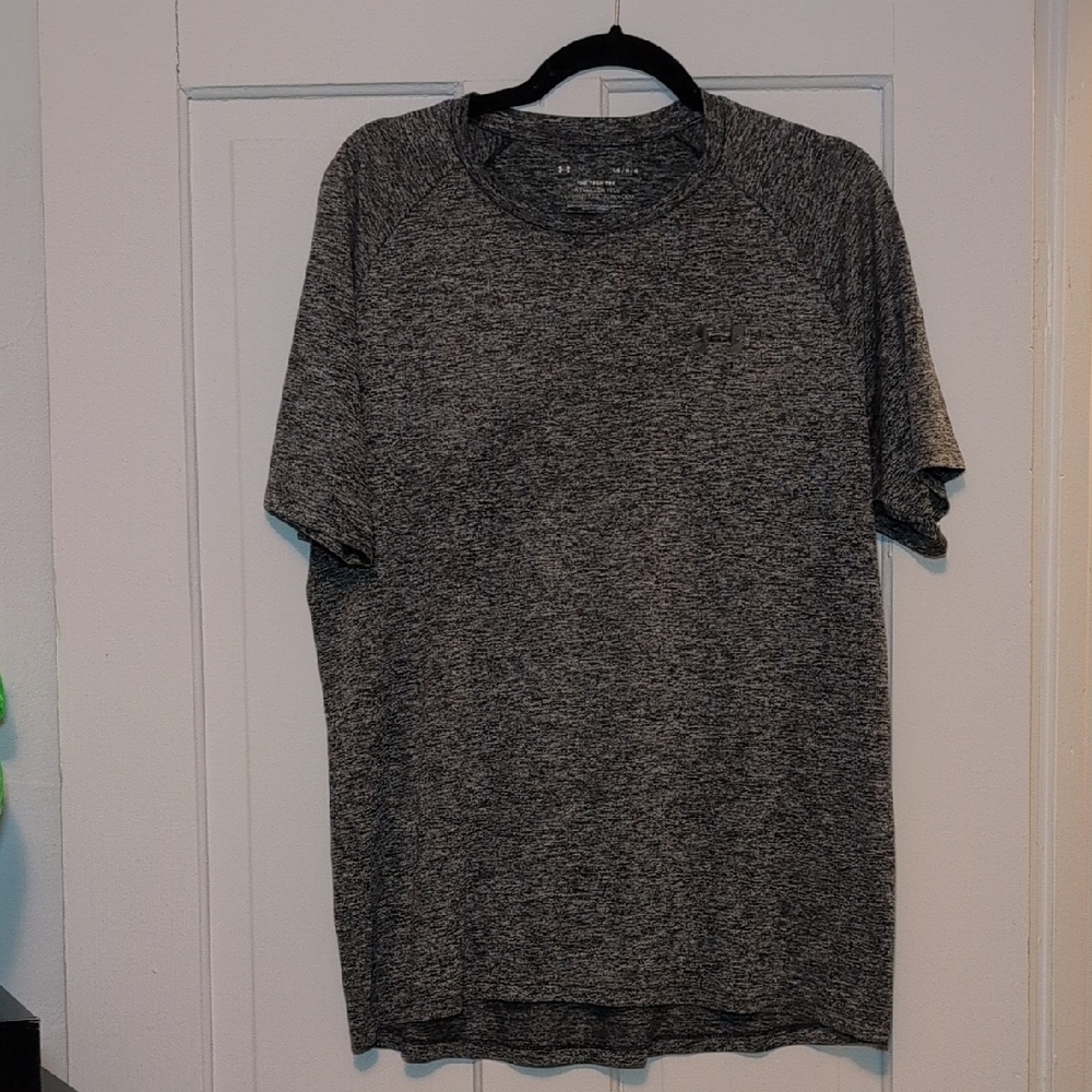 LG Heathered Black Short Sleeve Tee